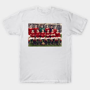 Old Manchester Utd Squad Pic T-Shirt